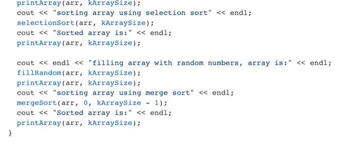 two element values of the array and swaps them if necessary It