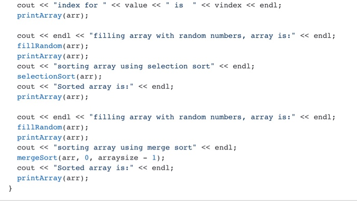 bubble sort is an O(n2) algorithm Submit bubble.cpp, main.cpp and README.md (orREADME.txt)