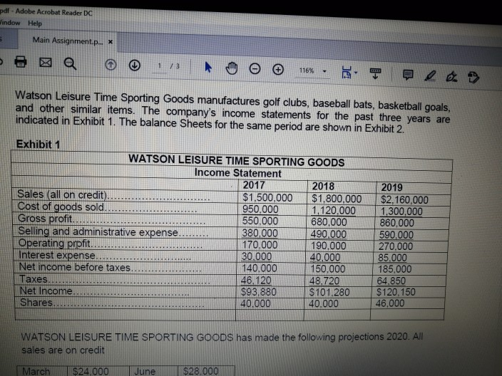 pdf - Adobe Acrobat Reader DC Window Help 5 Main Assignment.p.