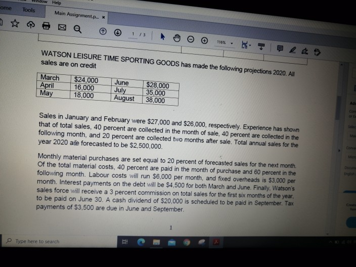 * 1 / 3 116% 7 I 3 Watson Leisure Time Sporting