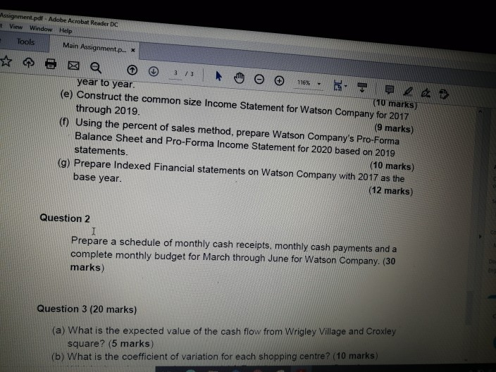 Exhibit 2. Exhibit 1 WATSON LEISURE TIME SPORTING GOODS Income Statement 2017