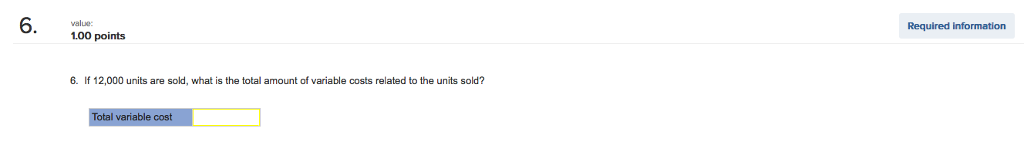 to 14,500 units. When it produces and sells 12,000 units, its unit