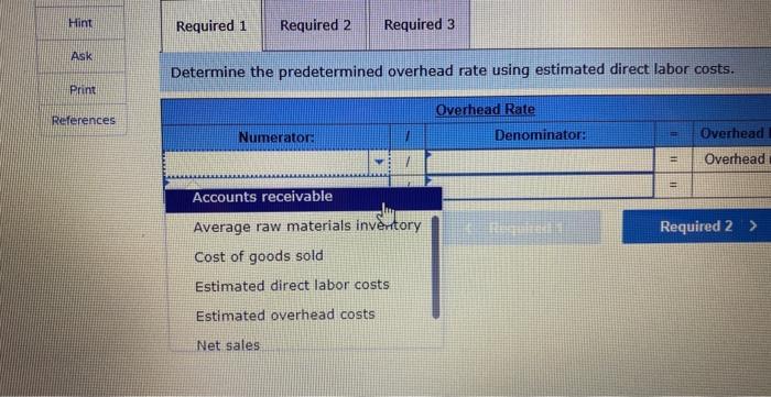 LO P4. At the beginning of the year, Mirmax set its predetermined