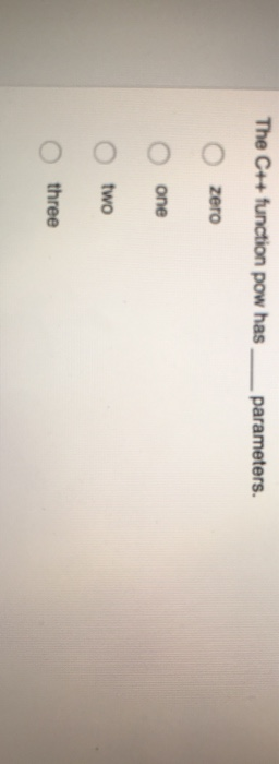 in an expression. OA void function must have at least one formal