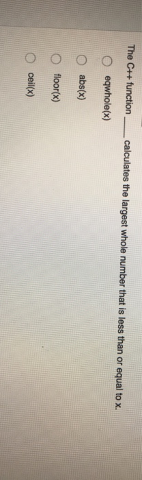 call to a void function is a standalone statement. The tolower function