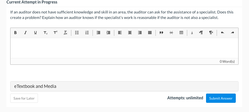 If an auditor does not have sufficient knowledge and skill in an
