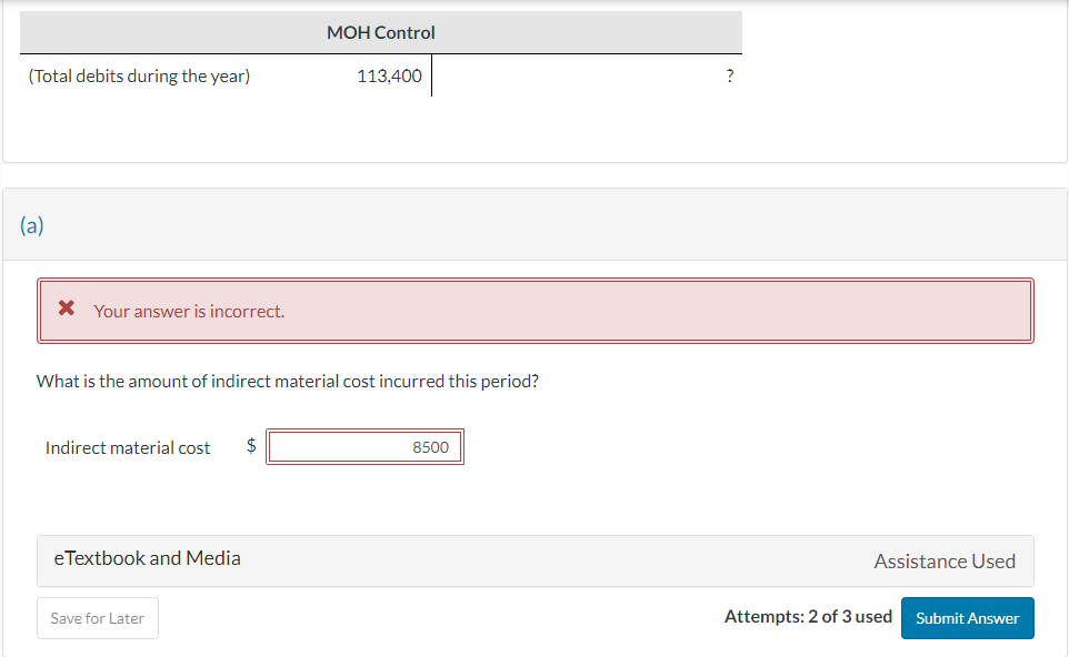 The parts of this question must be completed in order. This part