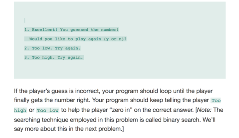 a C program that plays the game of "guess the number" as