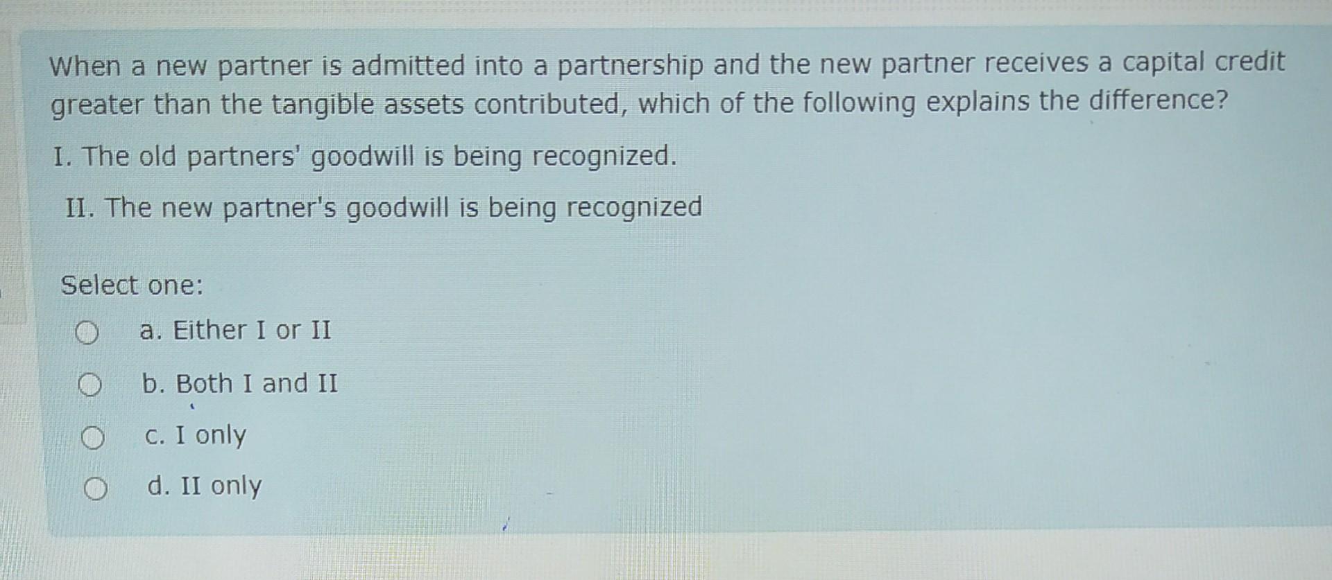 capital that would recorded to B partner Select one: a. 43,000 b.