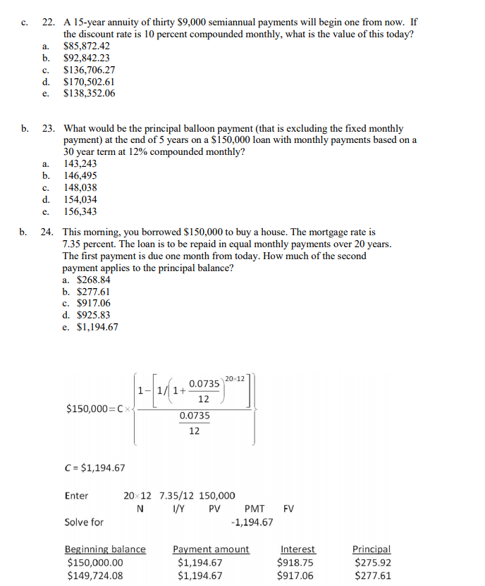 How do I solve these questions on a step by step basis?