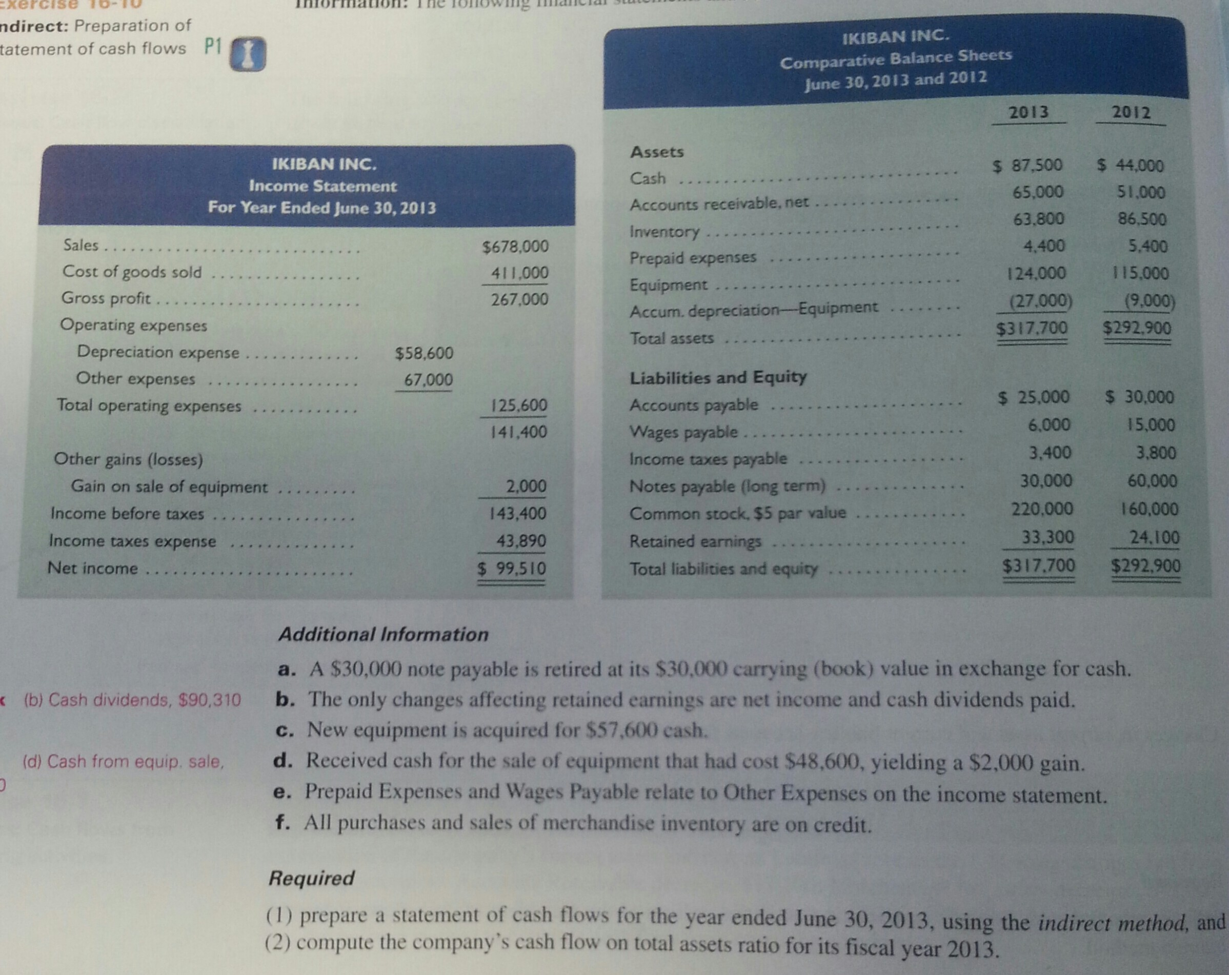  Accounti g chapter 16 ex A $30,000 note payable is retired