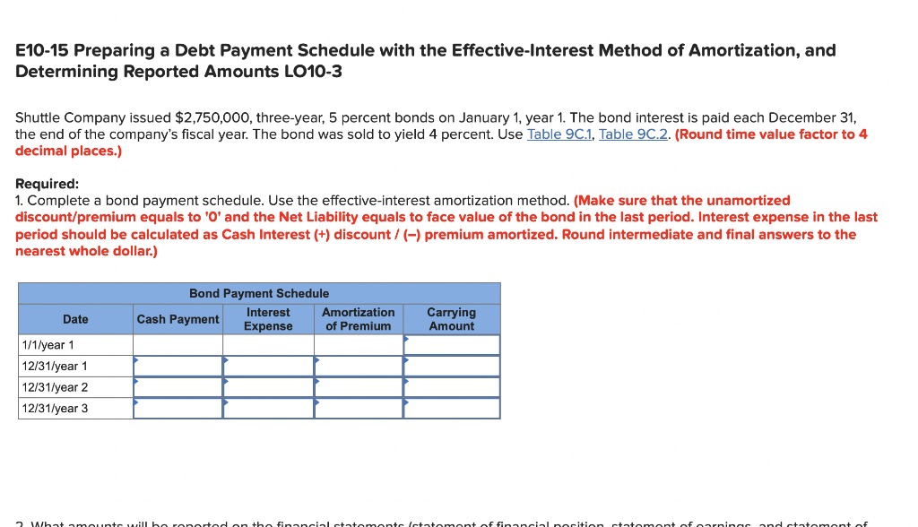 the market rate was 4 percent. The bond pays interest twice per