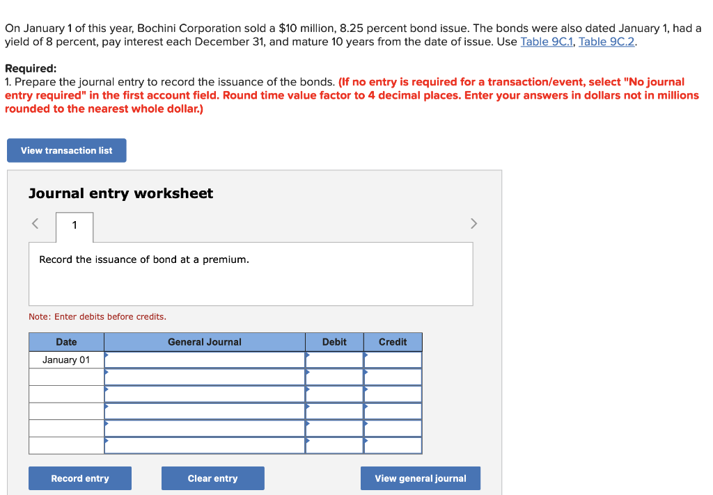 9C.2. Required: 1. Record the issuance of the bond on June 30