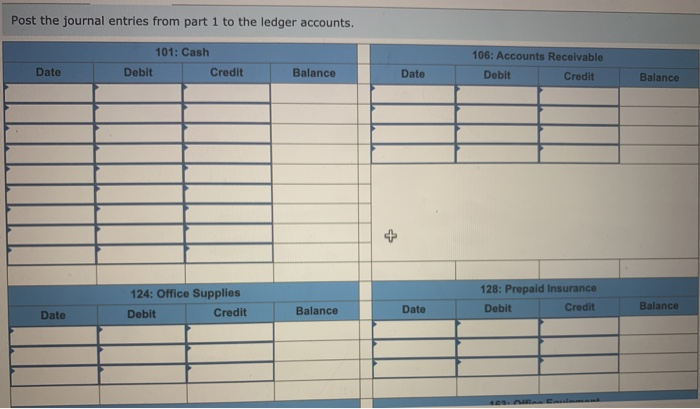 month of operations. April 1 Tanner invested $130,000 cash along with office