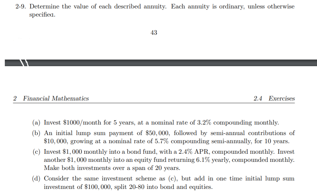 Hello please explain what equation you use and the steps thanks 2-9.