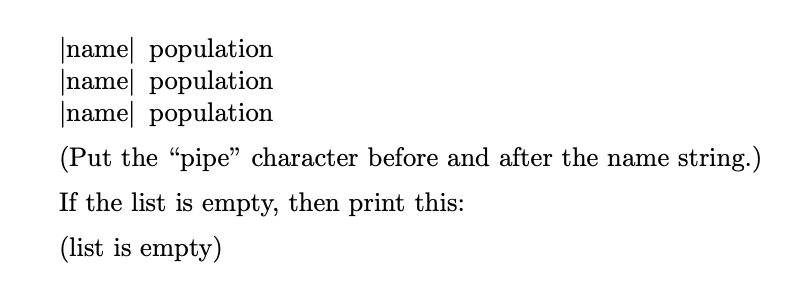 MAX STATE NAME LENGTH 64 and use this structure: typedef struct StateListNode