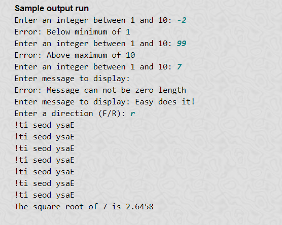 conventions. Create a program using C++ include directives and "using" statements. Create