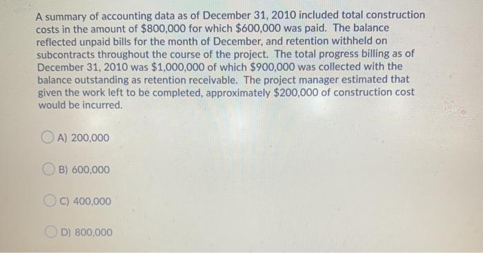 the gross profit for the low-rise office building project by applying Billings