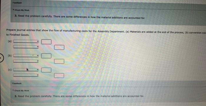 gopds transferred out. Cost of ending work in process: 1 Cost of