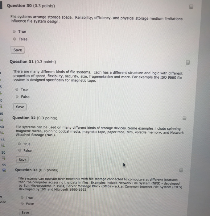  Can you please help with this operating system question? Question 30
