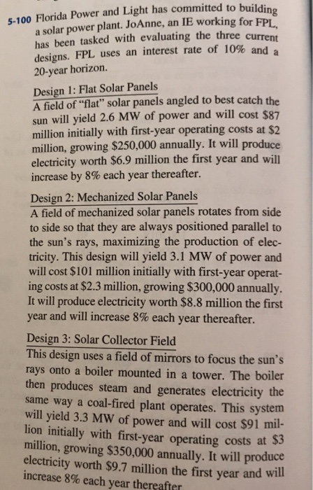  analyze each case and decide which one is the best 5-100