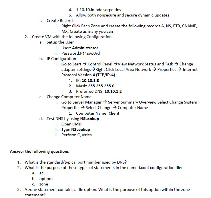 You need to create 2 VM with Windows 2008 R2 Server, one