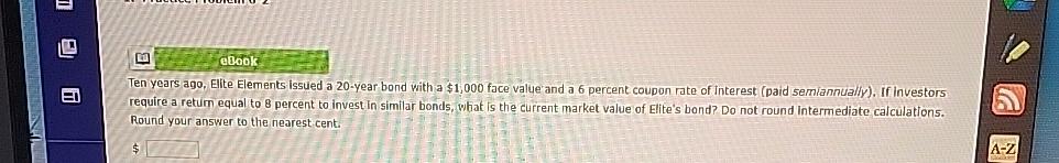  Ten years ago, Elite Elements issued a 20-year bond with a