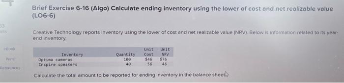 average cost per unit to 4 decimal places.) Brief Exercise 6-5 (Algo)