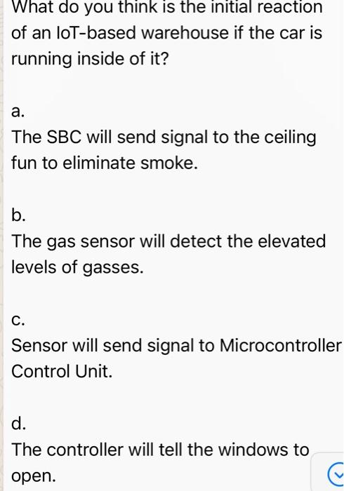  select corret answer What do you think is the initial reaction