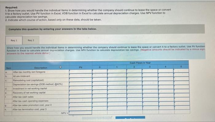 Using the VDB Function in Excel (LO 12-3, 12-4) Lou Lewis, the
