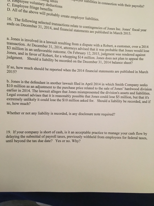 Simply complete with calculations so I may trace your steps, thanks! L.