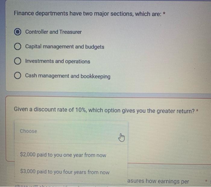 total risk: it measures how earnings per share will change with a