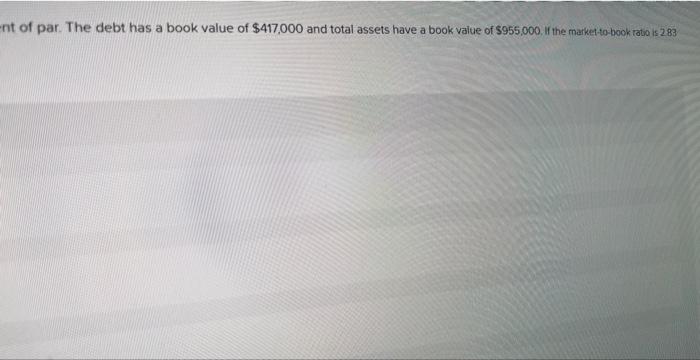 tax rate is 25 percent. The company's bonds sell for 103.5 percent