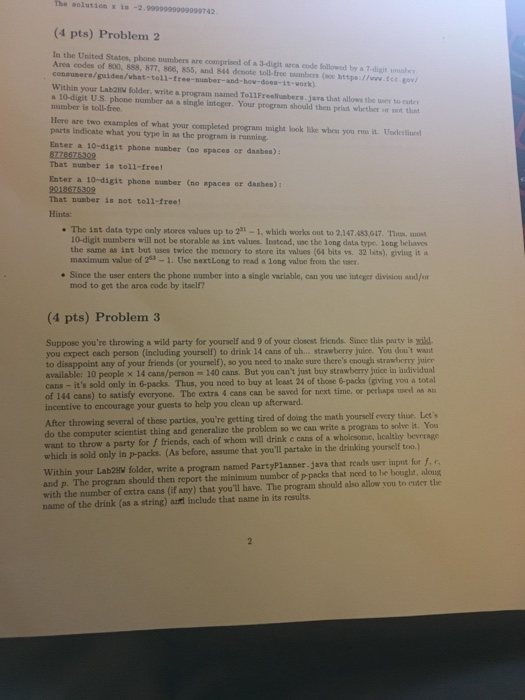  Please use low level java The solution x 1a-2 (4 pts)