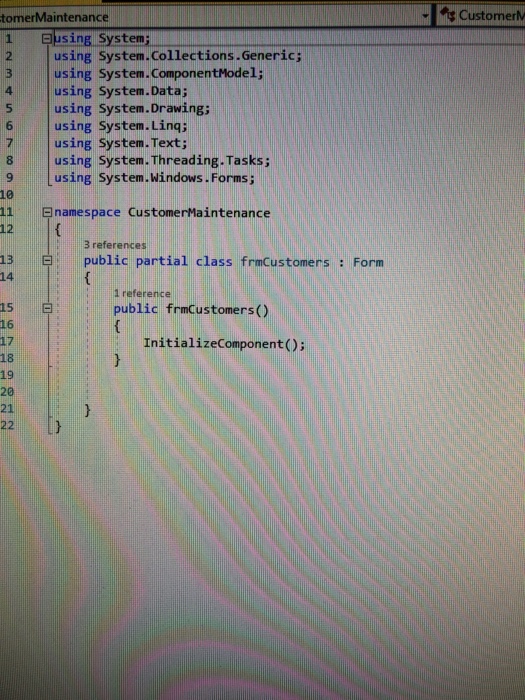 give you starting forms, a co for working with the data in