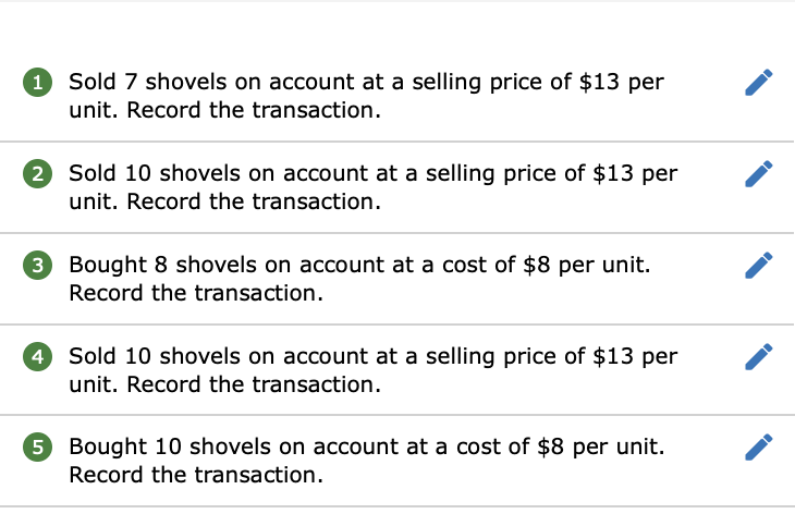 applies to the questions displayed below.] Home Hardware reported beginning inventory of