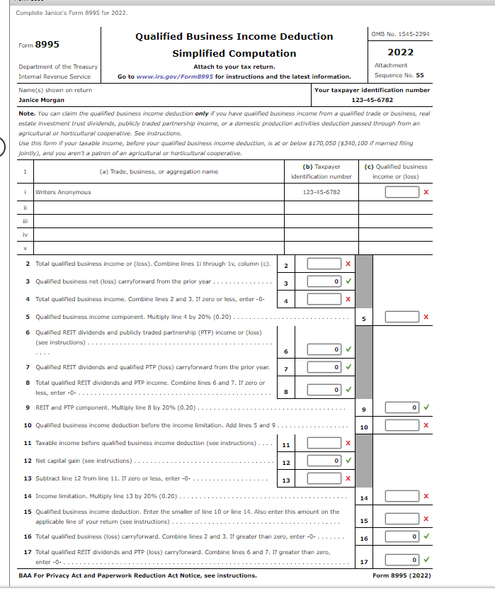 Ch 8 Tax Return Problem Individual (Form 1040)Note. You can claim