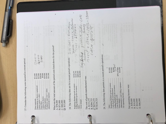 Product Cost Inventoriable costs 3. Period costs are also known as inventoriable