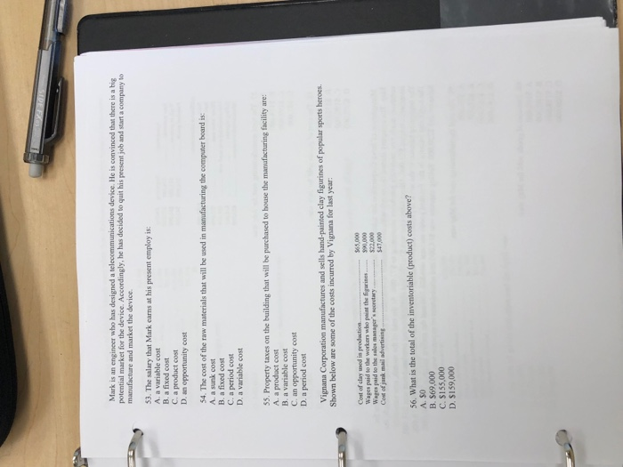 interest income that could be earned on money spent for a True