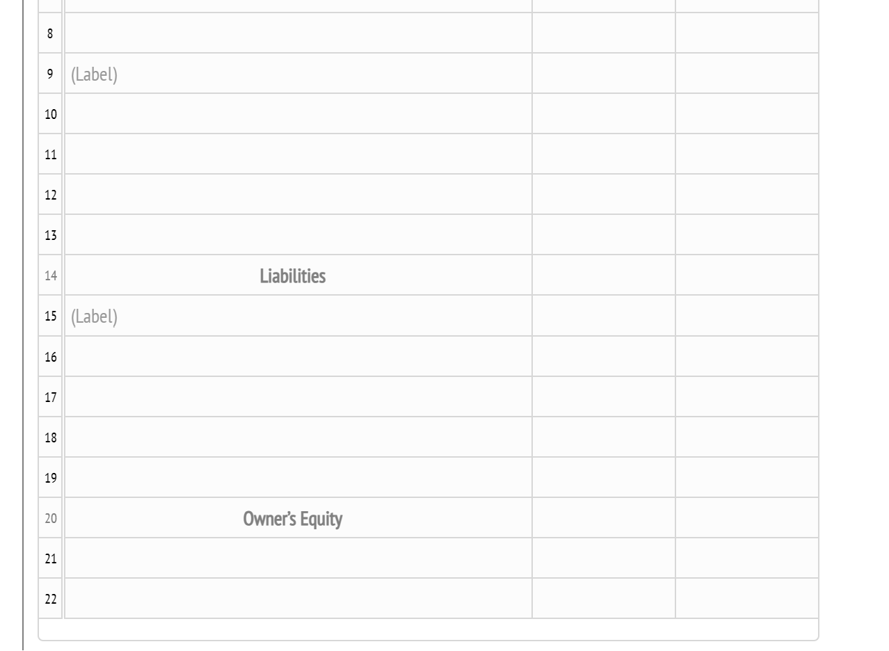 end-of-period work sheet in Part 1, use the adjusted trial balance figures