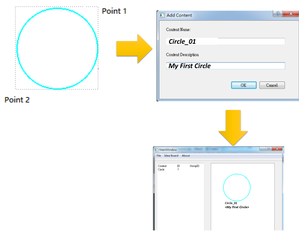create user interface. My assignment from my professor are actually simple: >