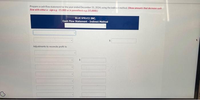 company reporting ander ASPE, for the year ended December 31 Additional information: