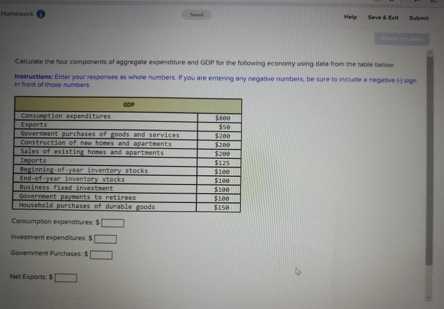  Homework 0 Saved Help Save & Exit Submit Calculate the four