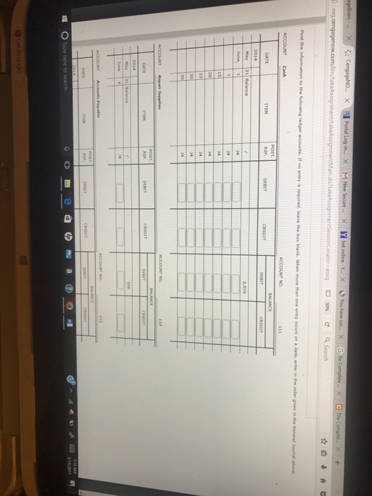 payment to Latin Company, $600. 6 purchased additional repair supplies on credit