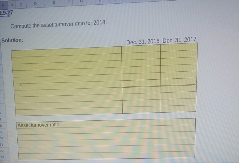 Photo reported the following figures on its December 31, 2018, income statement