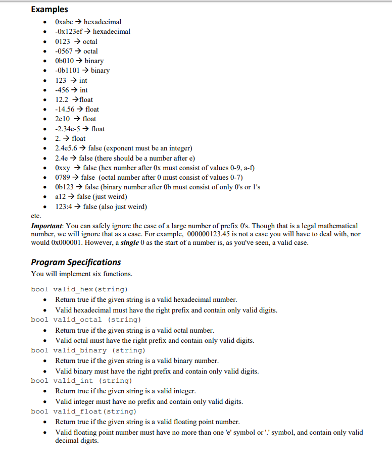 must be completed and turned in before 11:59 on Monday, February 11th,