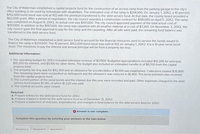  please complete fully and show all work correctly ! Prepare entries