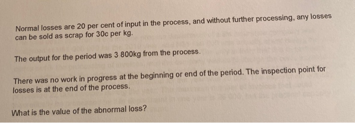 single process. Details of the process are as follows: Materials: 5 000