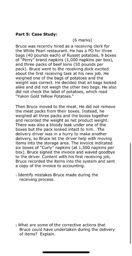 Food Cost 1. Given the following data, determine the food cost percentage: