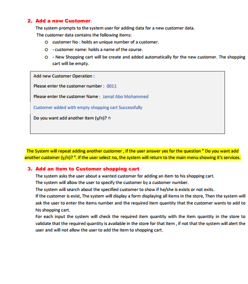 a collection of items that a customer uses to collect (items)things for